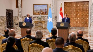 الرئيس السيسي يجدد موقف مصر الثابت تجاه وحدة الصومال وأمنه وتقعيل الشراكة الاستراتيجية بين البلدين