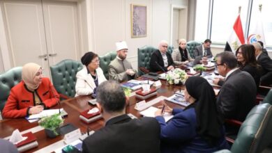 وزير الصحة يستقبل وزير الأوقاف لبحث توحيد الخطاب التوعوي  