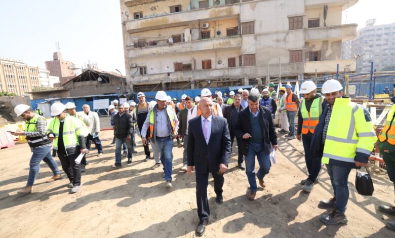 وزير النقل يتفقد محطة الملك الصالح بالمرحلة الأولى للخط الرابع للمترو 