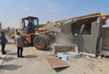 محافظة الجيزة تزيل ٢٤ حالة بناء مخالف وتعديات على الأراضي الزراعية بمراكز أبو النمرس وكرداسة ومنشأة القناطر