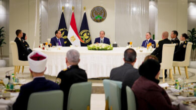 السيسي خلال حفل إفطار أكاديمية الشرطة يحذر من تداعيات اقتصادية إقليمية ودولية حال استمرار الأزمة الحالية