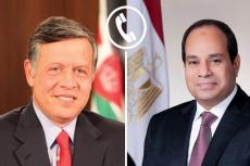 الرئيس السيسي يؤكد تضامن مصر الكامل مع الأردن الشقيق