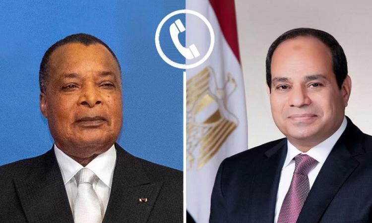 الرئيس السيسي يوجه التهنئة لرئيس جمهورية الكونغو لفوزه بولاية رئاسية جديدة 