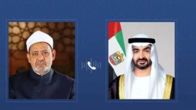 شيخ الأزهر يجري اتصالا برئيس الإمارات ويعرب عن تضامنه مع الشعب الإماراتي