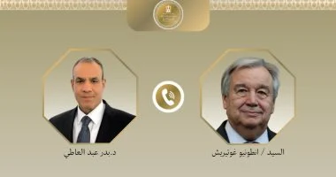 وزير الخارجية وسكرتير الأمم المتحدة يبحثان تطورات الأوضاع فى الشرق الأوسط  