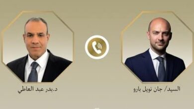 وزير الخارجية يبحث مع نظيره الفرنسي التطورات الإقليمية وسبل خفض التصعيد في المنطقة 