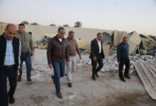 محافظة الجيزة تزيل أكبر تعدي على الأراضي الزراعية بأبو النمرس بمساحة ٦٠٠٠ م² ويشدد لا تهاون مع المخالفين