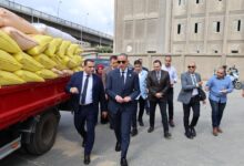 محافظ الجيزة يتفقد صومعة إمبابة لمتابعة انتظام توريد وتخزين محصول القمح.. 12 موقعًا تخزينيًا لاستقبال القمح وتسهيل التوريد للمزارعين 