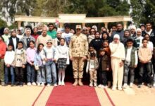الجيوش الميدانية والمناطق العسكرية تحتفل مع أطفال مصر بيوم اليتيم 