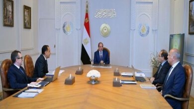 الرئيس السيسي يجتمع بمدبولي وكجوك لبحث صياغة برنامج وطني للتنمية الاقتصادية 