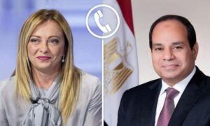 الرئيس السيسي ورئيسة وزراء إيطاليا يبحثان مستجدات الأوضاع في الشرق الأوسط 