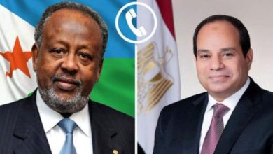 الرئيس السيسي يهنئ هاتفيا نظيره الجيبوتي بمناسبة فوزه بولاية رئاسية جديدة