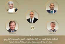 عبد العاطي يبحث مع نظرائه من عمان والأردن وبريطانيا وألمانيا الاوضاع الاقليمية