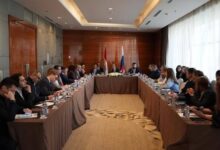 وزير الخارجية يلتقي ممثلي كبرى الشركات الروسية بمشاركة نائب وزير الصناعة والتجارة