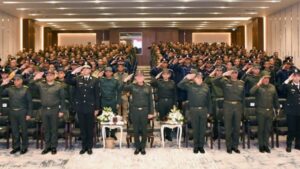 الأكاديمية العسكرية تنظم حفل إنتهاء دورة التعايش لطلبة الشرطة