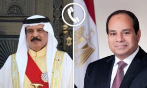الرئيس السيسي يتلقى اتصالا هاتفيا من ملك البحرين للتهنئة بعيد الأضحى المبارك  