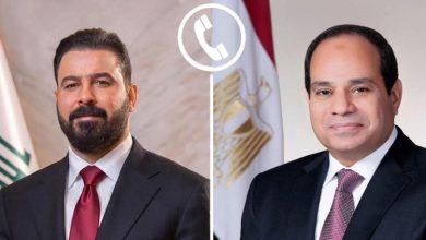 الرئيس السيسي يؤكد دعم مصر لأمن واستقرار العراق
