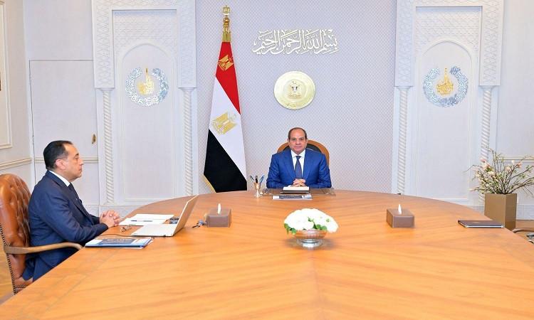 الرئيس السيسي يؤكد ضرورة تغطية احتياجات الدولة من السلع الاستراتيجية لمدد كافية 