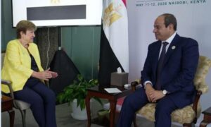 الرئيس السيسي يعرب عن تقدير مصر للتعاون المثمر مع صندوق النقد الدولي 