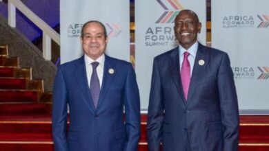 الرئيس السيسي يعرب عن اعتزاز مصر بعلاقاتها التاريخية مع كينيا خلال لقاء سيادته مع الرئيس الكيني