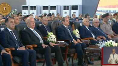 الرئيس السيسي يشارك في احتفال عيد العمال باقتصادية قناة السويس 