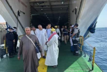1424 حاجًا يصلون السعودية.. واستمرار رحلات الحج السياحي البري من ميناء نويبع