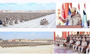 المتحدث العسكرى : وزير الدفاع يتفقد إحدى وحدات التدريب الأساسي للمجندين بالقوات المسلحة 