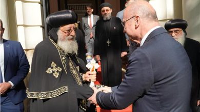 وزيرخارجية كرواتيا يستقبل البابا تواضروس