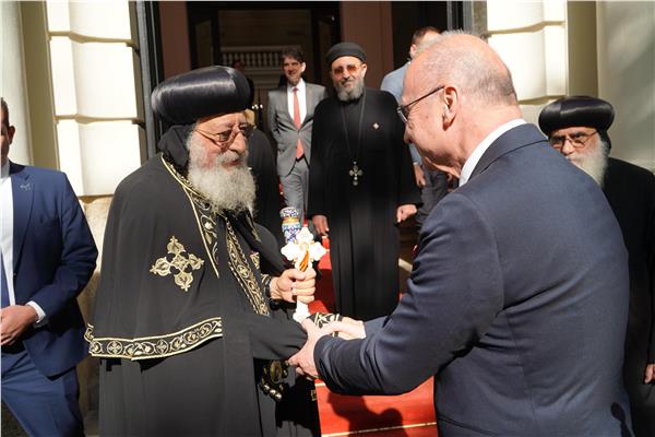 وزيرخارجية كرواتيا يستقبل البابا تواضروس