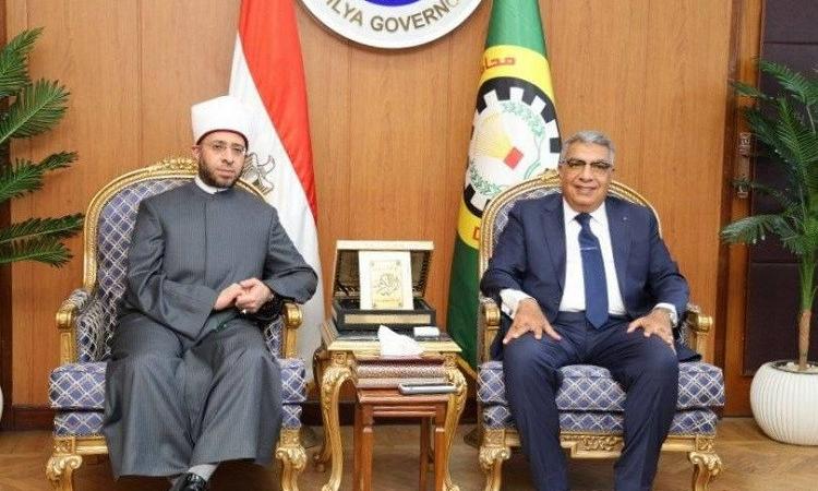 "الأزهري" يشيد بأوجه التعاون والتنسيق بين وزارة الأوقاف ومحافظة الدقهلية 