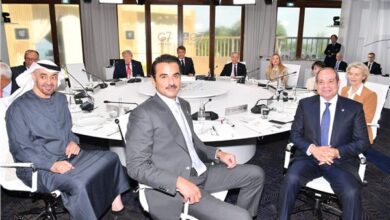 الرئيس السيسي يشارك في جلسة الخروج من الأزمات وضمان الاستقرار بالشرق الأوسط 