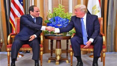 الرئيس السيسي يلتقي ترامب خلال قمة مجموعة السبع