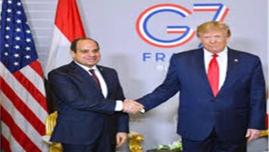 البيت الأبيض يوثق لقاء السيسي وترامب على هامش قمة السبع 