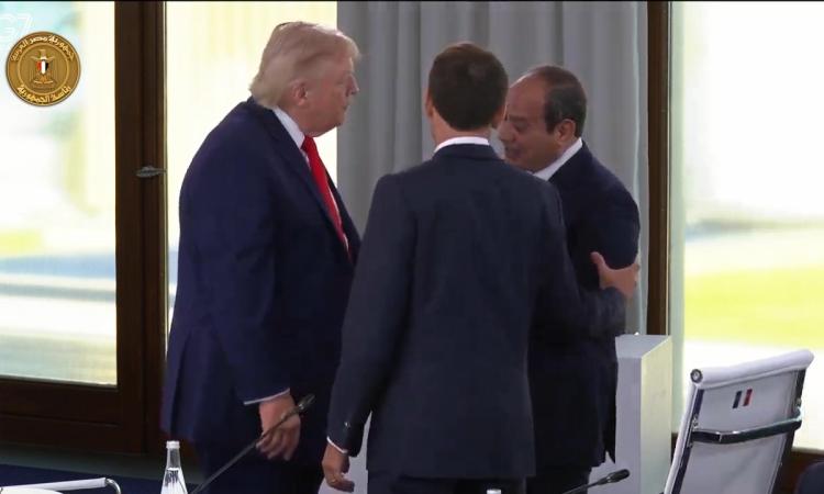الرئيس السيسي يشارك في اعمال قمة مجموعة السبع (G7) بفرنسا 