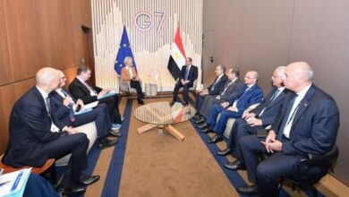 الرئيس السيسي يشدد على حرص مصر على تعزيزالعلاقات مع الاتحاد الأوروبي خلال لقاءه مع رئيسة المفوضيةالأوروبية 
