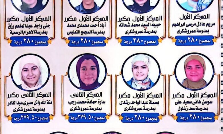 محافظ جنوب سيناء يعتمد نتيجة الشهادة الإعدادية بنسبة نجاح 81.76% 