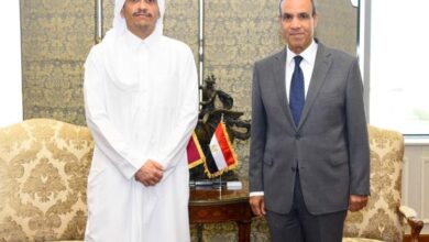وزير الخارجية يستقبل رئيس مجلس الوزراء وزير خارجية قطر لبحث العلاقات الثنائية 