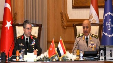 المتحدث العسكرى: الفريق أحمد خليفة رئيس أركان حرب القوات المسلحة يلتقى رئيس هيئة الأركان العامة التركية لبحث التعاون العسكرى المشترك فيديو وصور