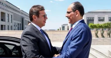 رئيس المخابرات العامة يبحث مع نظيره التركى عددا من القضايا 