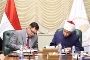 وزارة الأوقاف وهيئة الأوقاف توقعان بروتوكولي تعاون مع المجموعة الوطنية لاستثمارات الأوقاف
