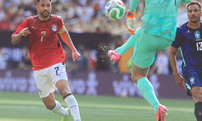التجربة الأخيرة قبل المونديال.. منتخب مصر يخسر أمام البرازيل 1-2 "وديا"