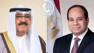 الرئيس السيسي يجدد إدانة مصر القاطعة للاعتداءات الإيرانية على دولة الكويت 