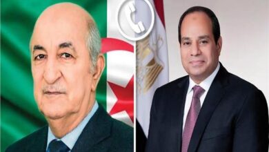 الرئيس السيسي يجري اتصالاً هاتفياً بنظيره الجزائري 