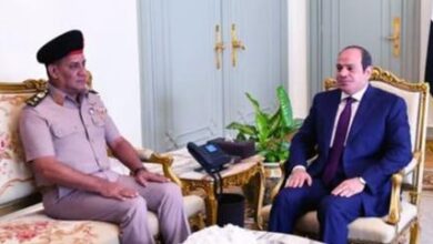 الرئيس السيسي يستقبل الفريق أشرف سالم زاهر وزير الدفاع والإنتاج الحربي