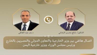 وزير الخارجية ونظيره اليمني يبحثان مستجدات جهود الإفراج عن البحارة المصريين 