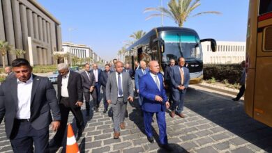 وزيرالنقل يدشن 20 أتوبيسًا جديدًا «سوبر جيت» من إنتاج شركة النصر للسيارات 