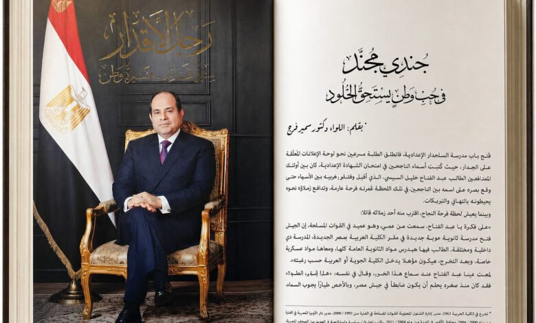 الخبير الاسترتيجى والعسكرى اللواء الدكتور سمير فرج يوثق فترة هامة من تاريخ مصر والسيرة الذاتية للرئيس عبد الفتاح السيسى كرجل الاقدار