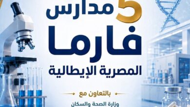 وزارة التعليم تطلق 5 مدارس "فارما المصرية الإيطالية" للتكنولوجيا التطبيقية 