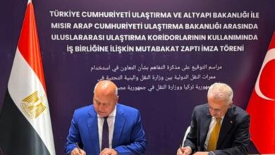 وزير النقل يوقع مذكرة تفاهم مع تركيا لفتح آفاق جديدة بالنقل واللوجستيات