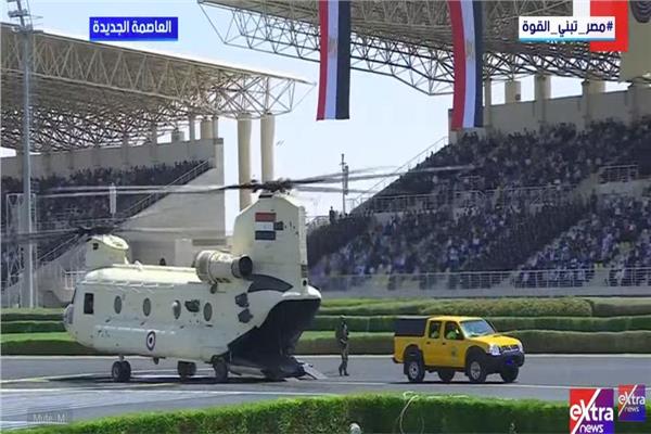 السيسى يشهد استعراض منظومات متطورة لمكافحة الإرهاب خلال افتتاح القيادة الاستراتيجية 